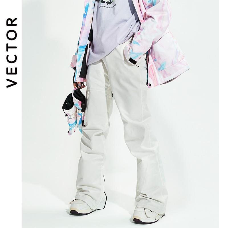 

VECTOR Brand Winter Ski Pants Women Outdoor High Quality Windproof Waterproof Warm Snow Trousers Winter Ski Snowboarding Pants XS（old）