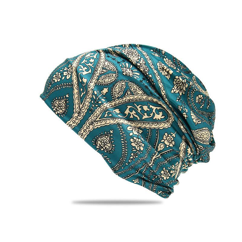 Hat Headscarf Printing Outdoor Breathable Warmth Bean Cap Unisex Hat Fashion