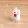 Creative Mini Cute Rabbit Small Ornament Cartoon Kawaii Bunny Micro Landscape Decoration Crafts Car Interior Accessories Gifts