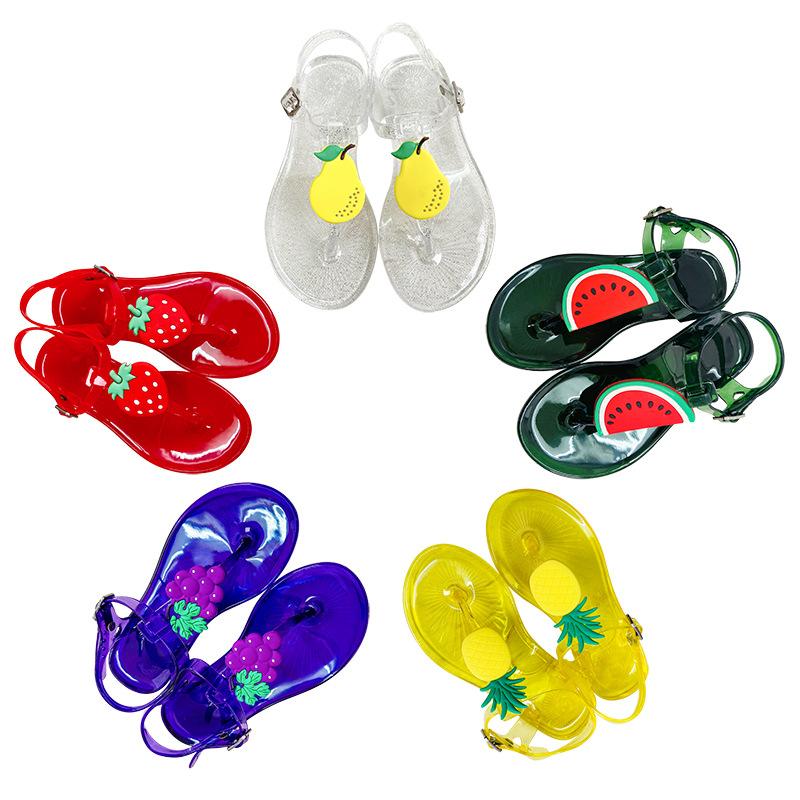 Classmate Girl Children Sandals Girl Summer Fruit Jelly Shoes Beach Girl Sandals