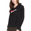 Nike Sweatshirts Women's Black Hooded Moderate Regular DJ1075-010