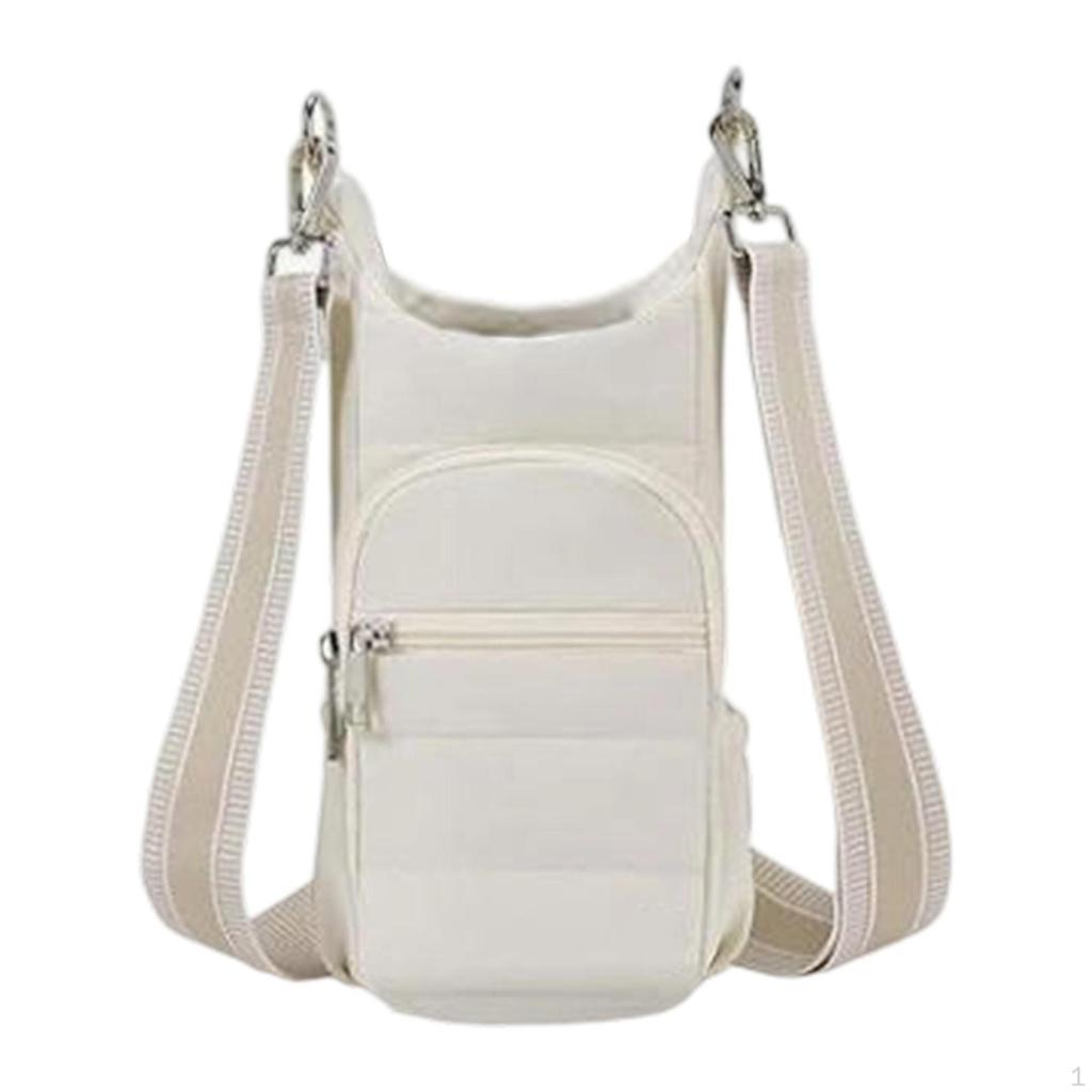 Water Bottle Holder with Strap Bag Shoulder Portable Stylish Crossbody for Climbing