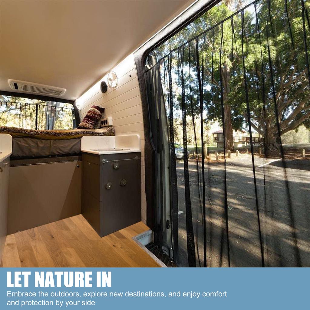 Síťka proti hmyzu do dodávky, Magnetická moskytiéra na zadní dveře karavanu, Náhradní pro Mercedes Benz Ford Karavan