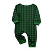 Family Matching Christmas Print Neck Long Sleeve Top and Pants Loungewear Set for Holiday