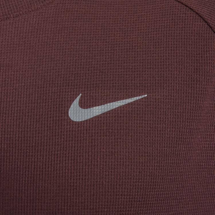 Nike Stride Dri-Fit Running Waffle Crew Neck Top 'Vivid Fuchsia' Men's HV2706-652