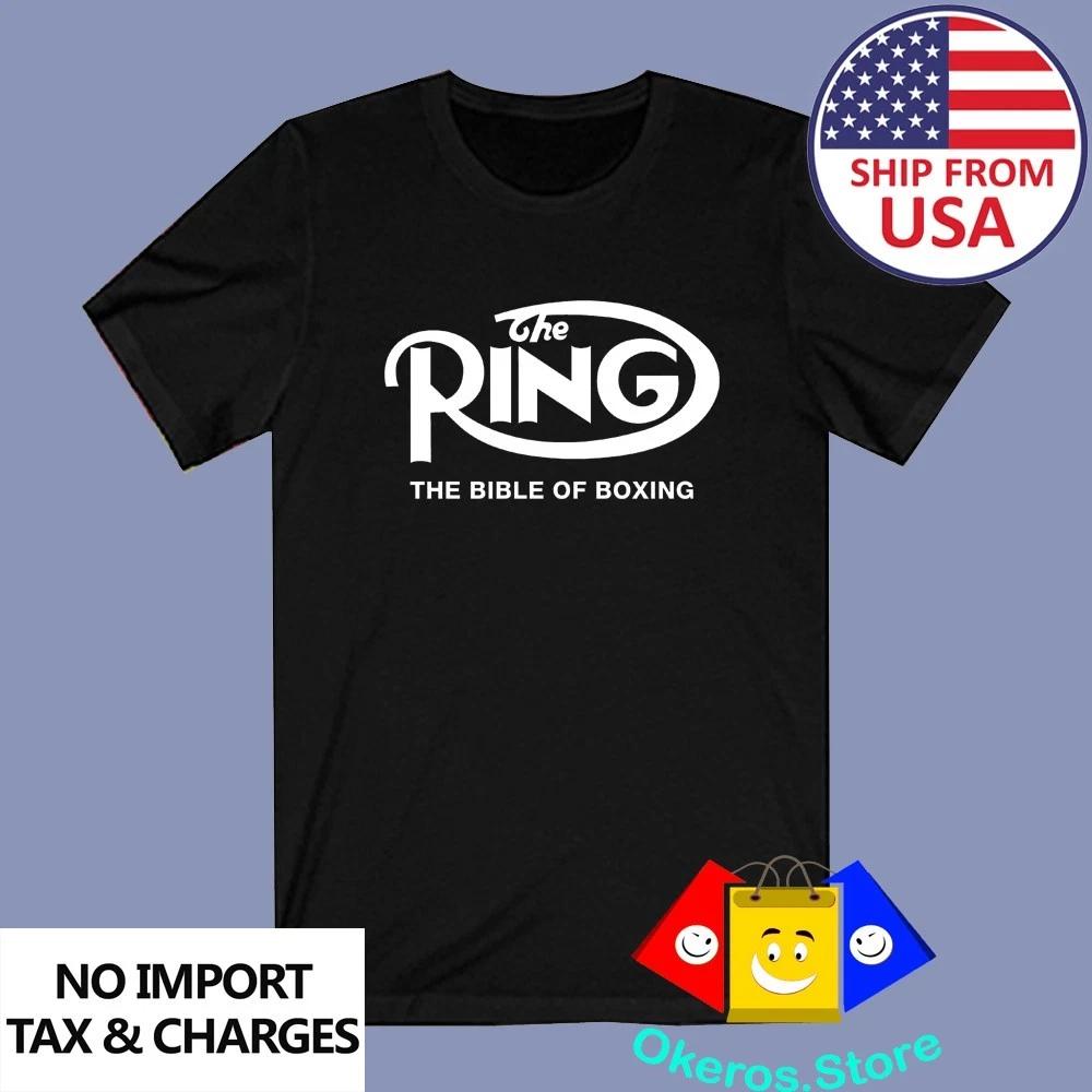 Боксерский журнал The Ring Мужской Черный Размер от S до 5XL 2XL