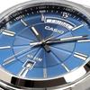Reloj Analógico de Cuarzo para Hombre CASIO MTP-1381D-2AV Correa de Metal Azul Plateado Modelo de Ultramar