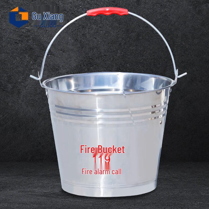 Stainless Steel Fire Sand Bucket
