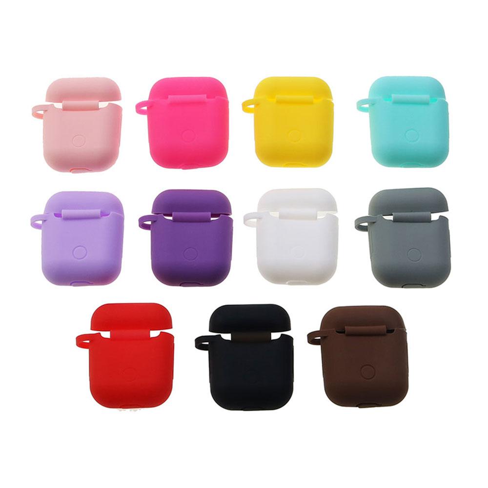 For Airpods 1/2 Soft Silicone Earphone Cover Air Pods Case Earpods Accessories Headset Protective Sleeve Air pods Case