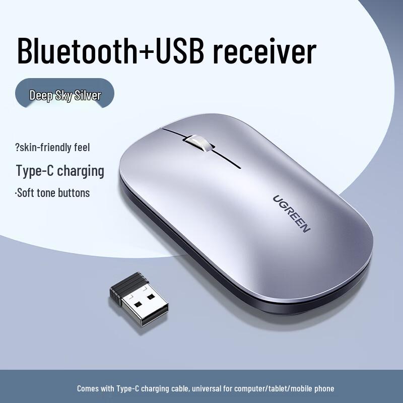 Ugreen Slim Dual Mode Wireless Mouse
