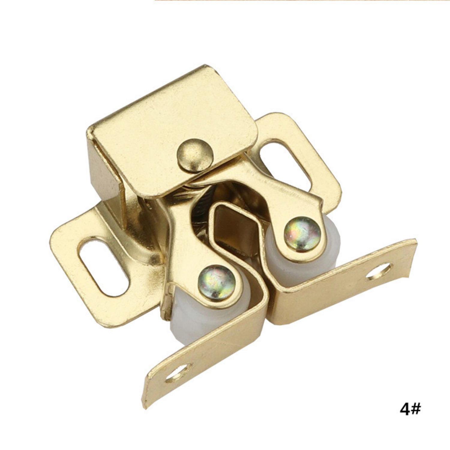 

2pcs/set New Hardware Fittings Furniture Cabinet Catches Door Stopper Damper Buffer Magnet Closer 4#