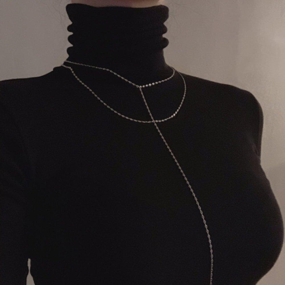 Seolsera / Layered Y Long Necklace