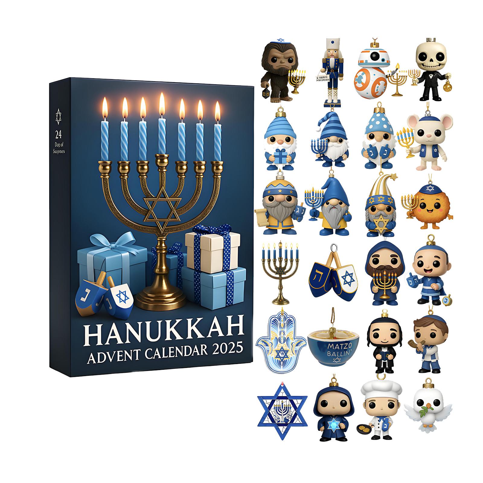 

Календарь обратного отсчета включает 24 подарка, календарь обратного отсчета и подарок-сюрприз One Size