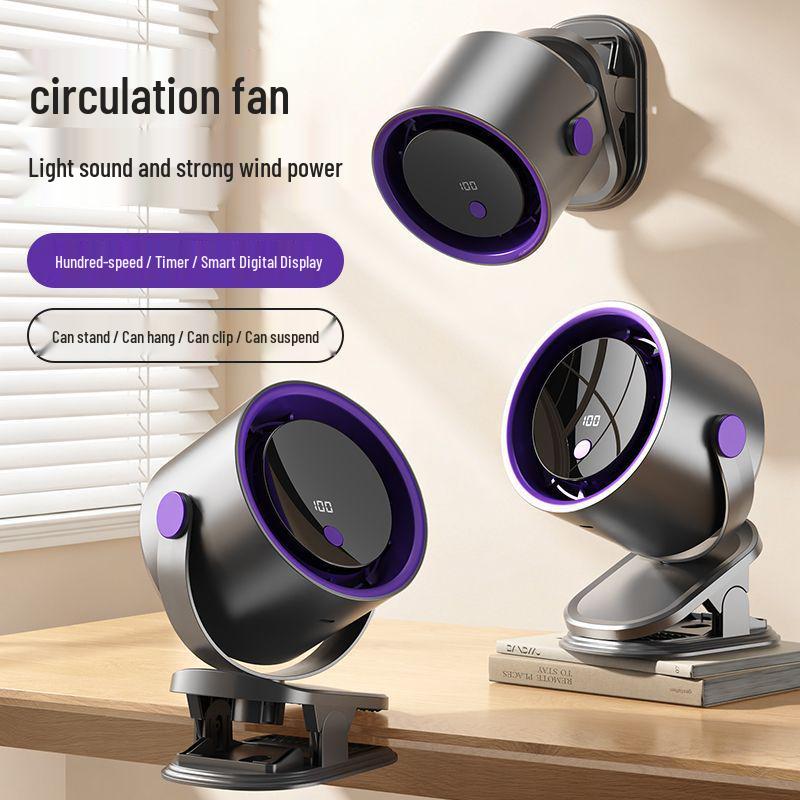 Personalized Desktop Clip-On Electric Fan for Dorms and Offices