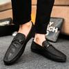 Round Toe Slip-on Soft Man Casual Shoe Legitimate Sale High Quality Fashion Classic Original New In Luxury Leather Shoes for Men