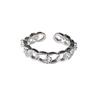 Lan Zhi Elegant High-End 925 Silver Non-Fading Index Ring for Women