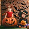 12Pcs Window Stickers Halloween Party 3D Wall Decals Waterproof Animal Shape Decoration Wall Papers