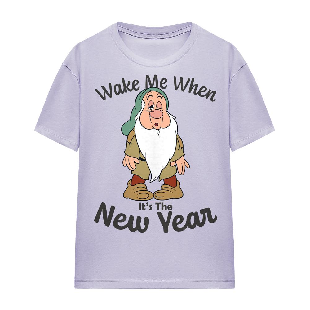 Snow White Womens/Ladies Wake Me When It´s The New Year T-Shirt