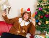 Party City Reindeer Parka Costume 180cm Men's
