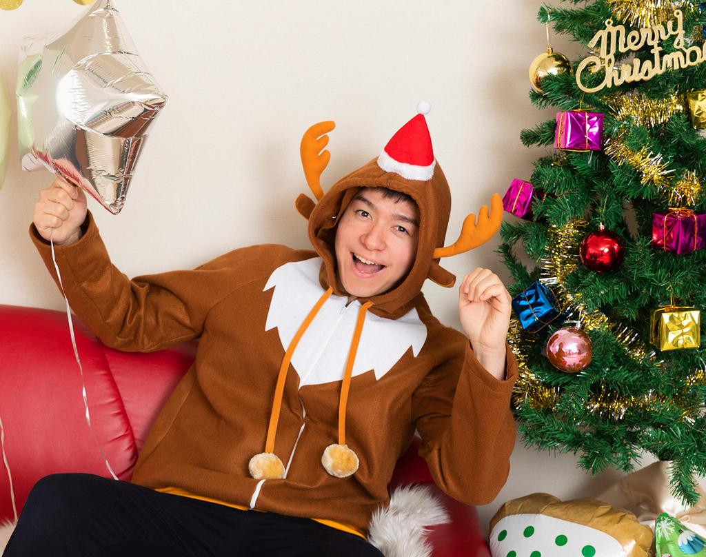 Party City Reindeer Parka Costume 180cm Men's