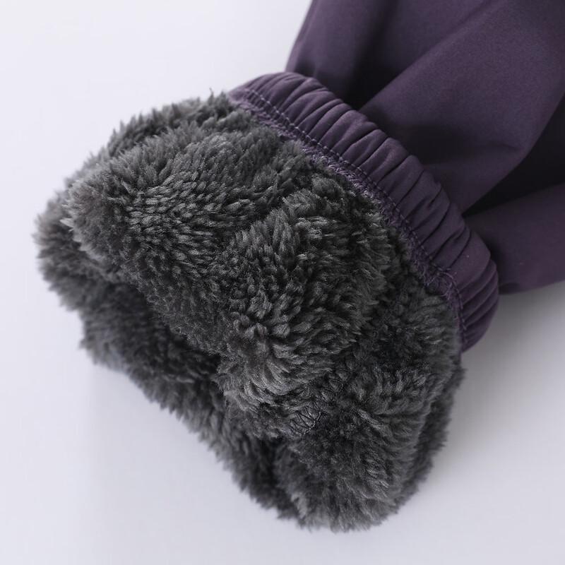 Mengtejiao Kids' Fleece Lined Softshell Ski Pants