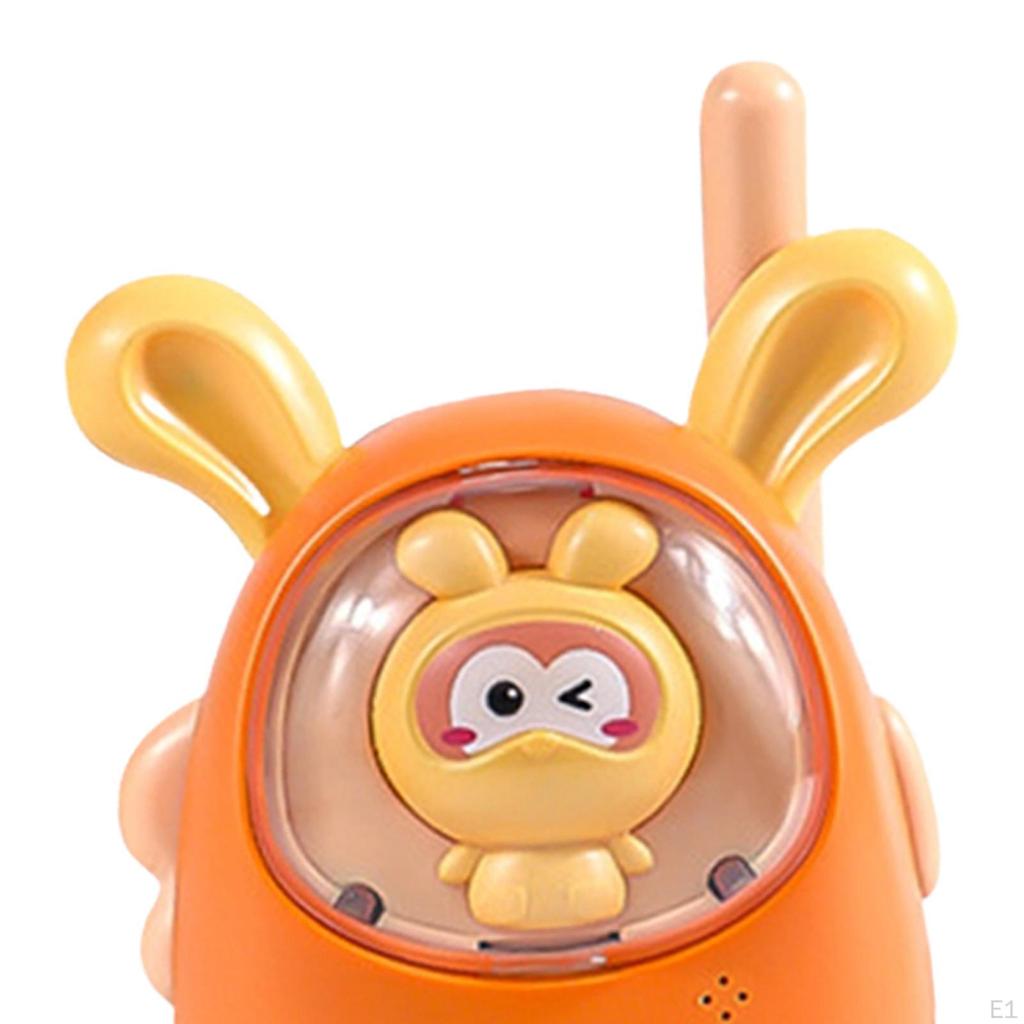 2x Walkie Talkie for Kids Portable Easy to Use Two Way Hiking Birthday Gifts 4-6 Years Old