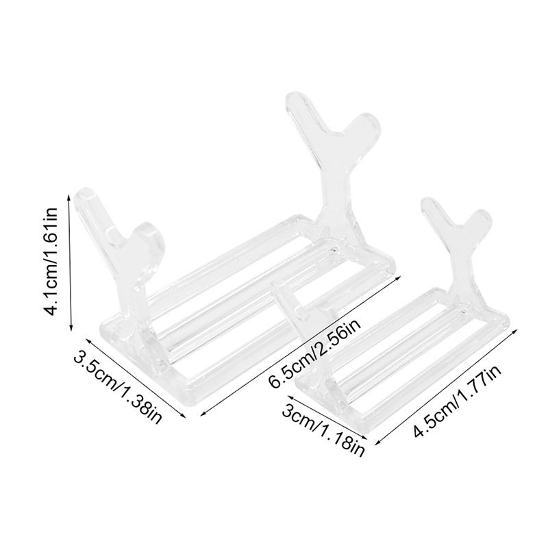 1ks stojany na vystavení rybářských návnad Plastové ozdobné návnady Zobrazující stojan Policový stojan pro rybářský obchod Odolný držák návnad