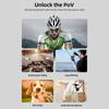 Neck Mount Holder Magnetic Quick Snap Camera Harness for 360 Action Camera Handsfree Action Recording, 360 Degree View