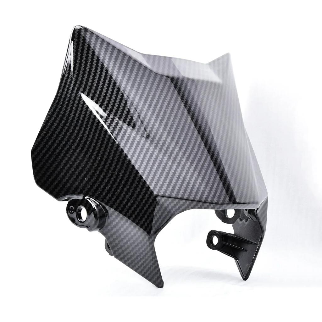 For Surron Ultra Bee Carbon Fiber Front Headlight Fender Water Transfer Glossy Parts for SURRON Headlight Mudguard Motorcycles
