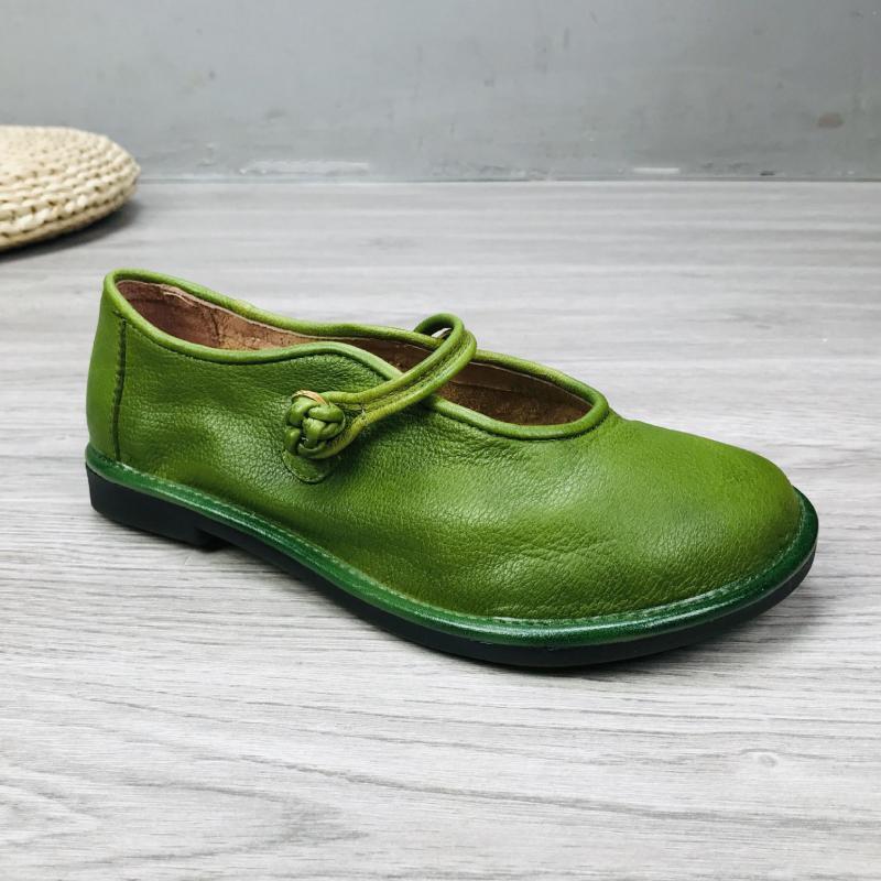 Flats Damesschoenen Ronde Neus Casual Ondiep Zacht Handgemaakt Concise Damesschoenen