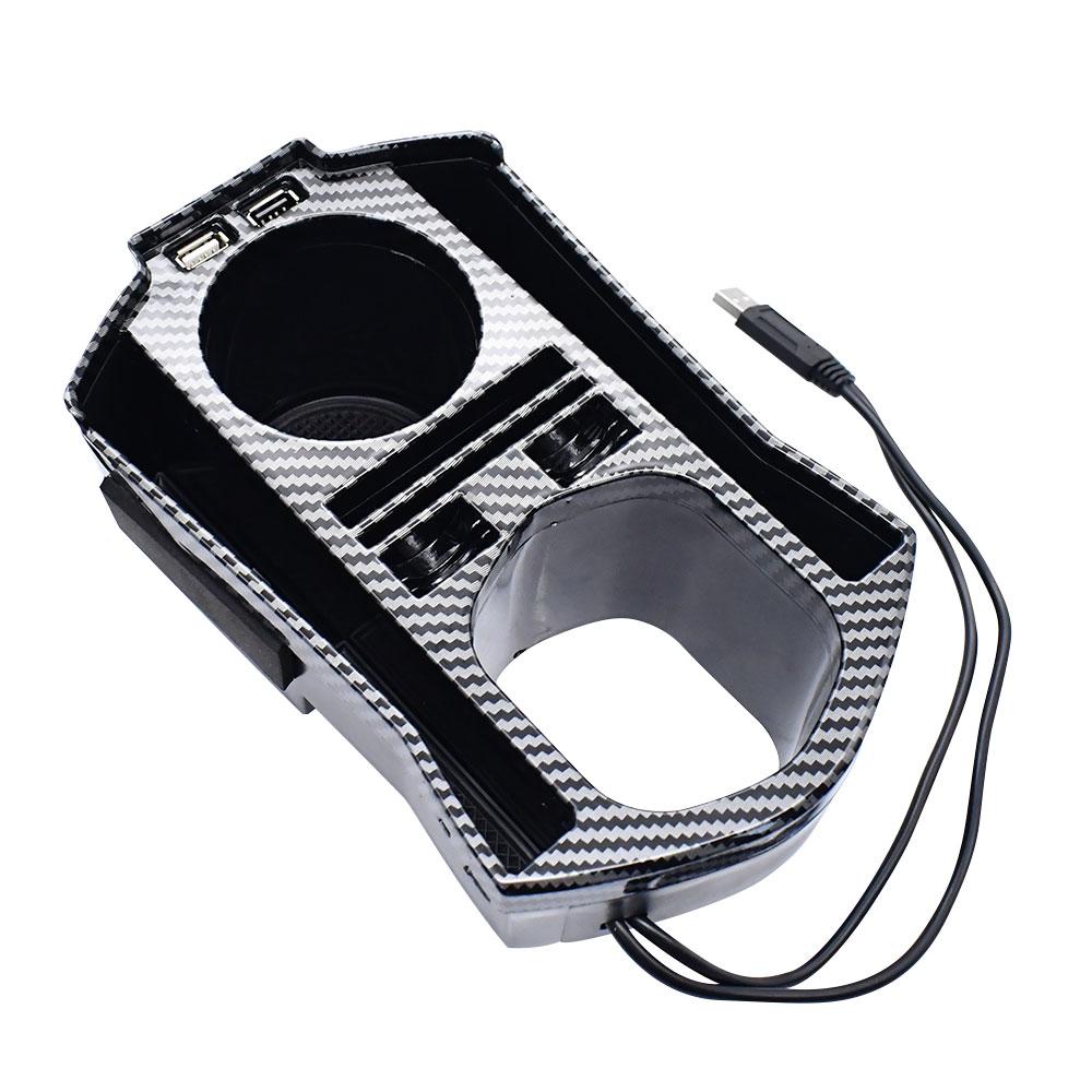 Central Control Water Cup Storage Box USB Mobile Phone Holder Storage Box Accessories For Honda Civic 10th 2017 2018 2019 2020