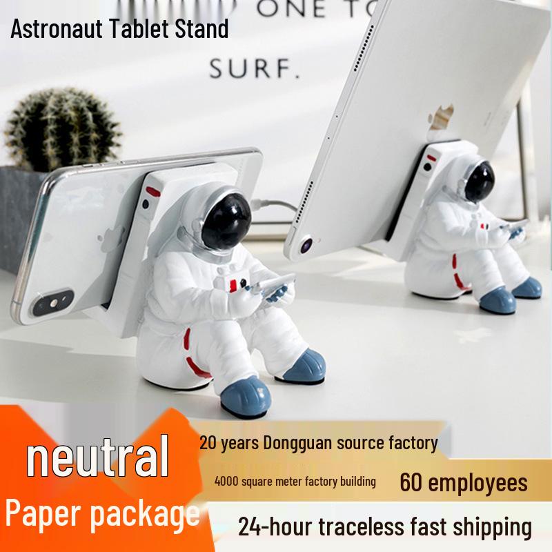 Astronaut Resin Phone & Tablet Stand - Creative Desktop Holder