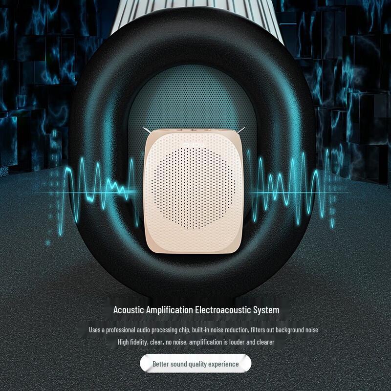 SHIDU S258 Portable Voice Amplifier with Microphones CN Plug (adapter Included) (CN Version)