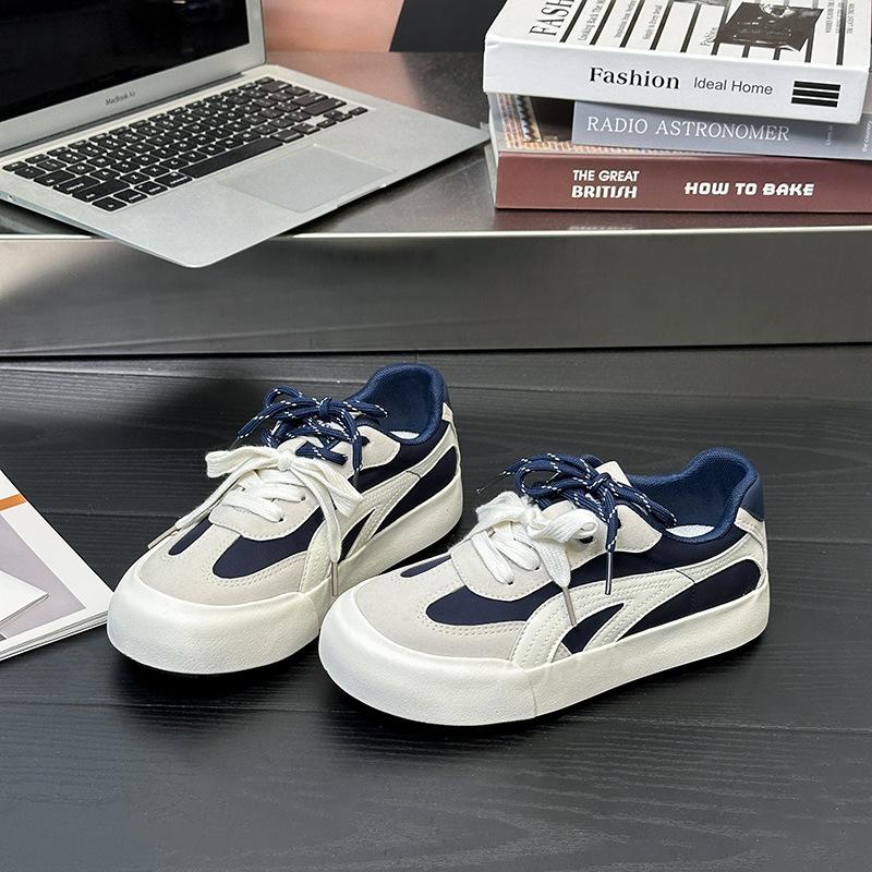 6 shoes summer new board shoes color matching soft sole easy to wear comfortable women's shoes trend versatile
