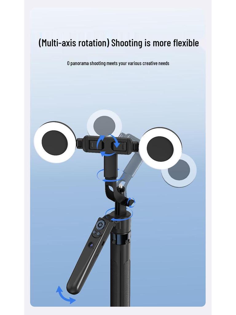 2025 KI-Gesichtserkennungs-Gimbal: Intelligente Folgeaufnahme, Aluminium-Stativ, Ein-Tasten-Aufklappung, Bluetooth-Stabilisator
