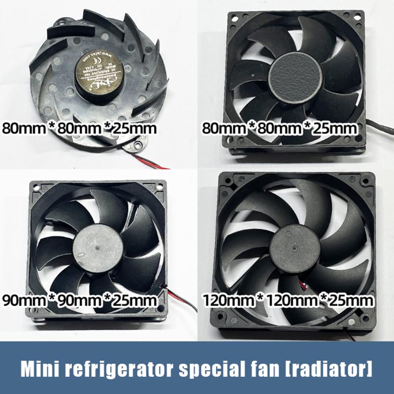 1PC New For JSF922512HS M-305IB DC 12V 0.25A 2-wire Butterfly Shaped Cooling Fan For Car Refrigerator Cooling Fan