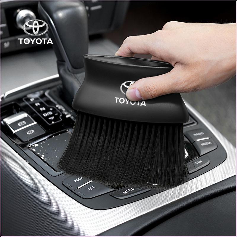 Car Cleaning Brush Air-outlet Long Haired Remove Dust Bristle for TRD Toyota Prius RAV4 Camry Auris Corolla Yaris Aygo GT86 Gr