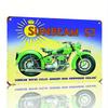 Sunbeam S Motorcycle Vintage Metal Tin Sign Retro Wall Art  Durable Garage for Man Cave Bar  Cafe Decor Birmingham Moto