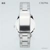 CREPHA Analog Metal (Klepha) Men's Watch, Waterproof, Band, Silver, SV-AM266-BKS