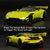 1:32 Scale Vulcan Valkyrie Toy Car Model Metal Diecast Miniature Vehicle Models Pull Back Sound Light Toys for Kids Holiday Gift