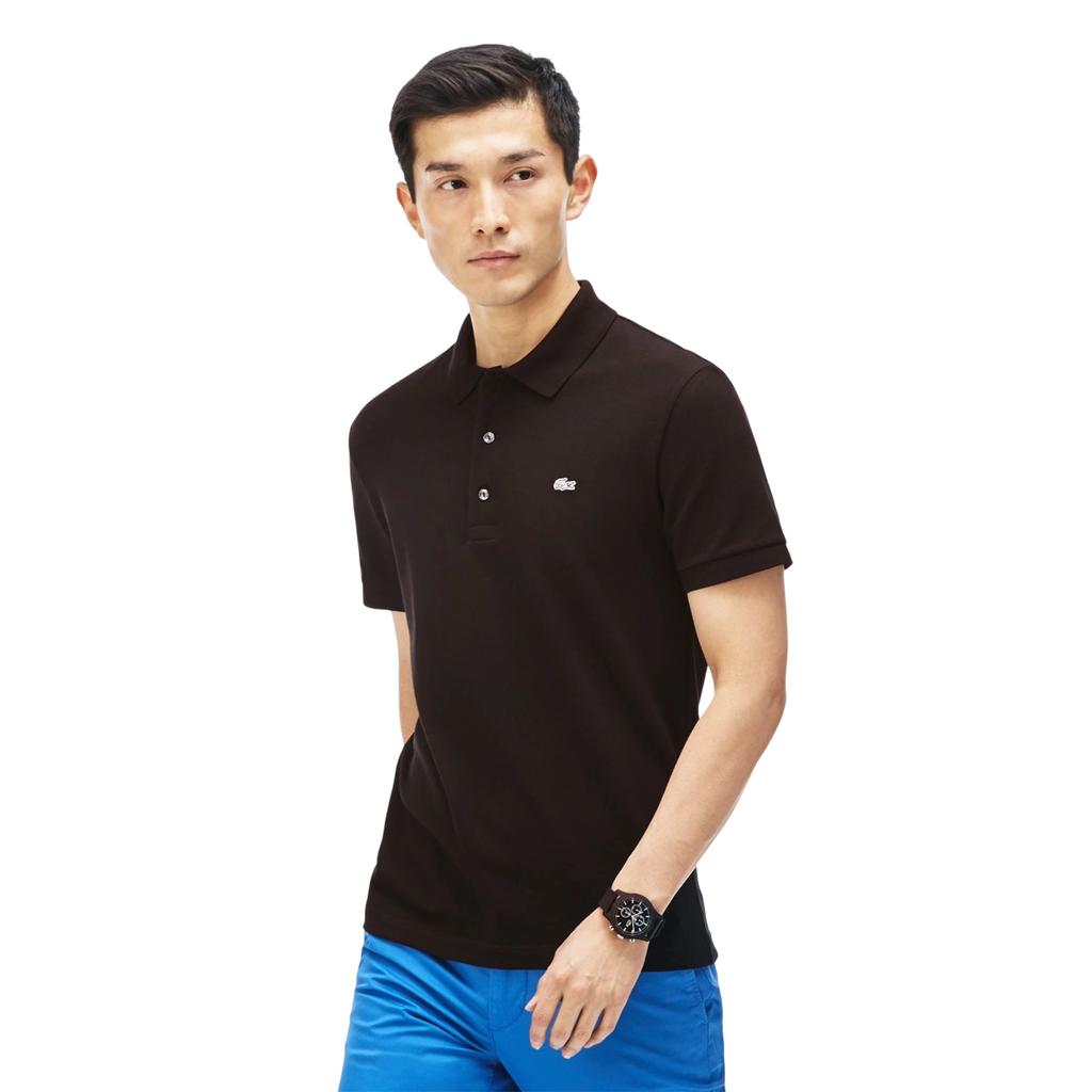 Lacoste Mens PiquÃ© Stretch Slim Polo Shirt