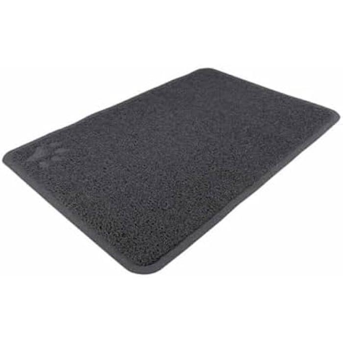 Tapis Pour Bac À Litière - TRIXIE - 40 × 60 Cm - PVC - Anthracite - Anti-litière Pour Chats Sensibles