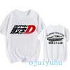 AE86 Funny Harajuku Manga T Shirt Japanese Anime Cartoon Gothic Summer Tops Initial D EU Size T-Shirt Men Graphic Tee Shirt Male