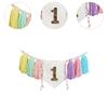 First Birthday Highchair Banner Party Decorations Nursery Hanging Ornament Home