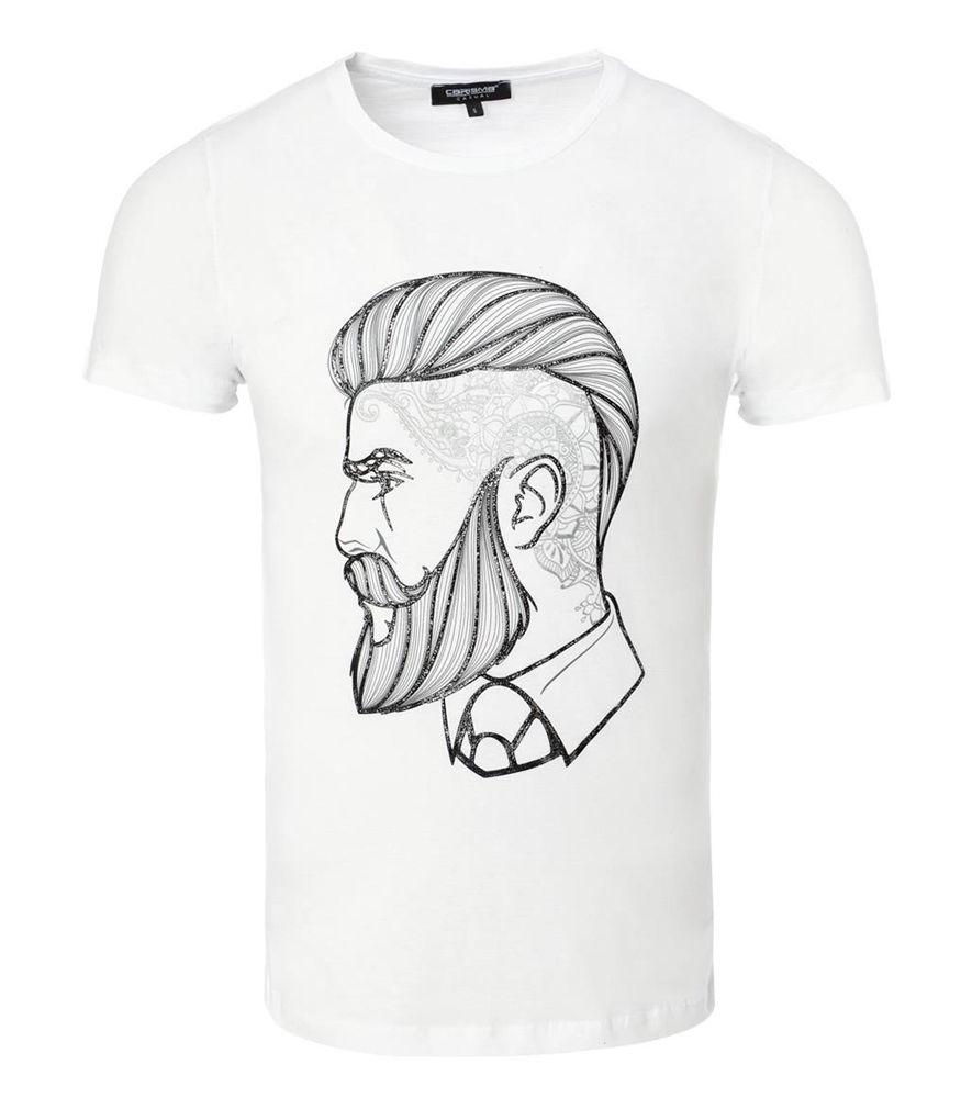 

Модная футболка мужская Футболка 4571 белый