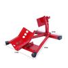 Motorcycle Front Wheel Stand Adjustable Holes Garage Equipment Heavy Duty