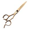 6.0-Inch Rose Gold Hairdressing Scissors Set: Notched Handle Straight Shears, Bangs Scissors, Thinning Shears for Barbers.