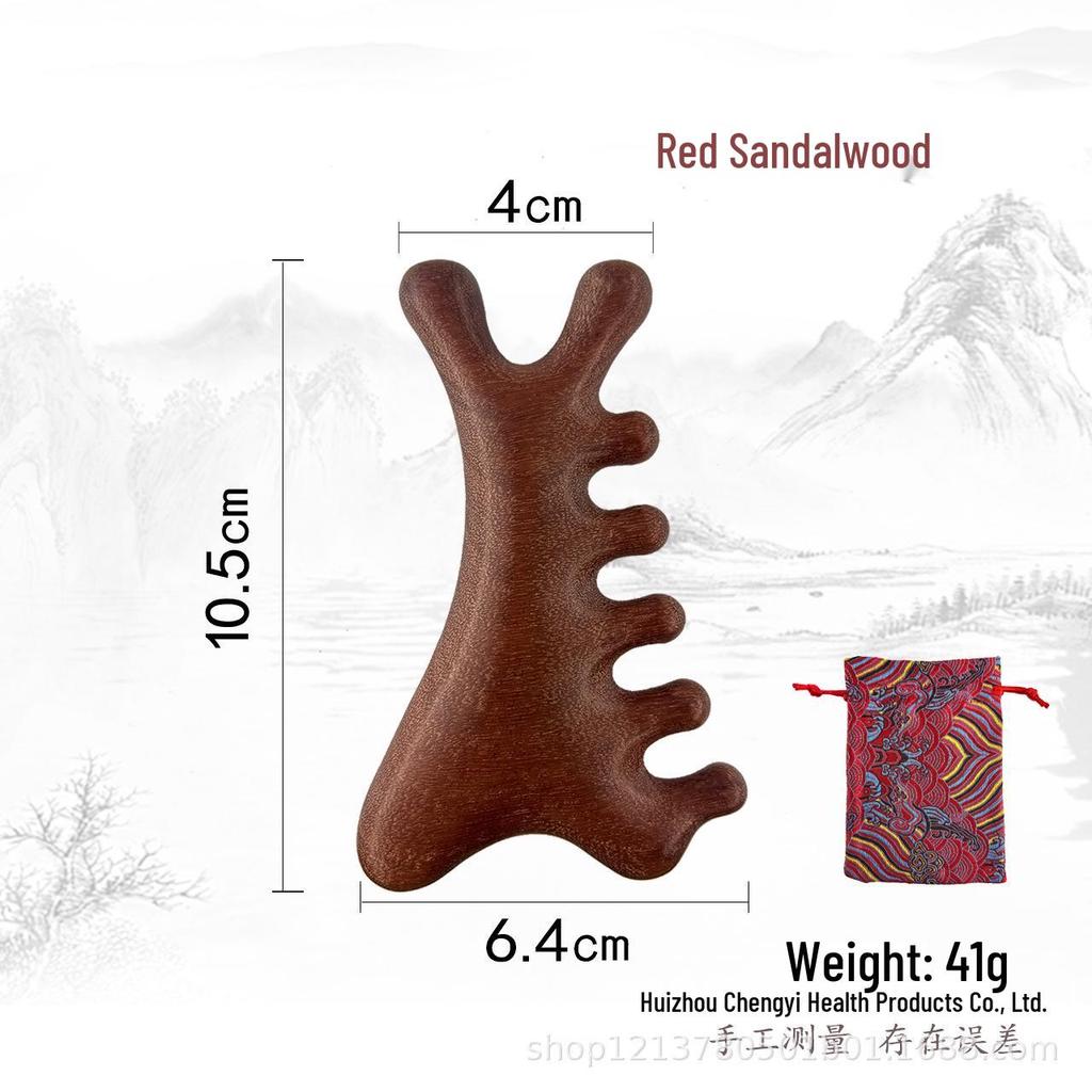 Sandalwood Wide-Tooth Scalp, Head, and Face Therapy Comb
