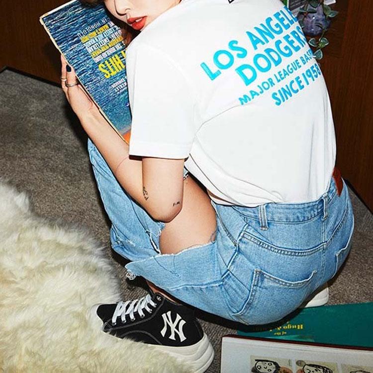 New MLB Los Angeles Dodgers T Shirts Unisex White 31TS04031-07W