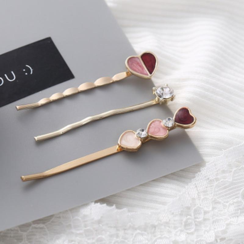 2/3/4PCS X-shaped Hair Clips Shiny Rhinestone Fashionable Small Hair Clips Fringe Decorative Clips ringe Decorative Clips